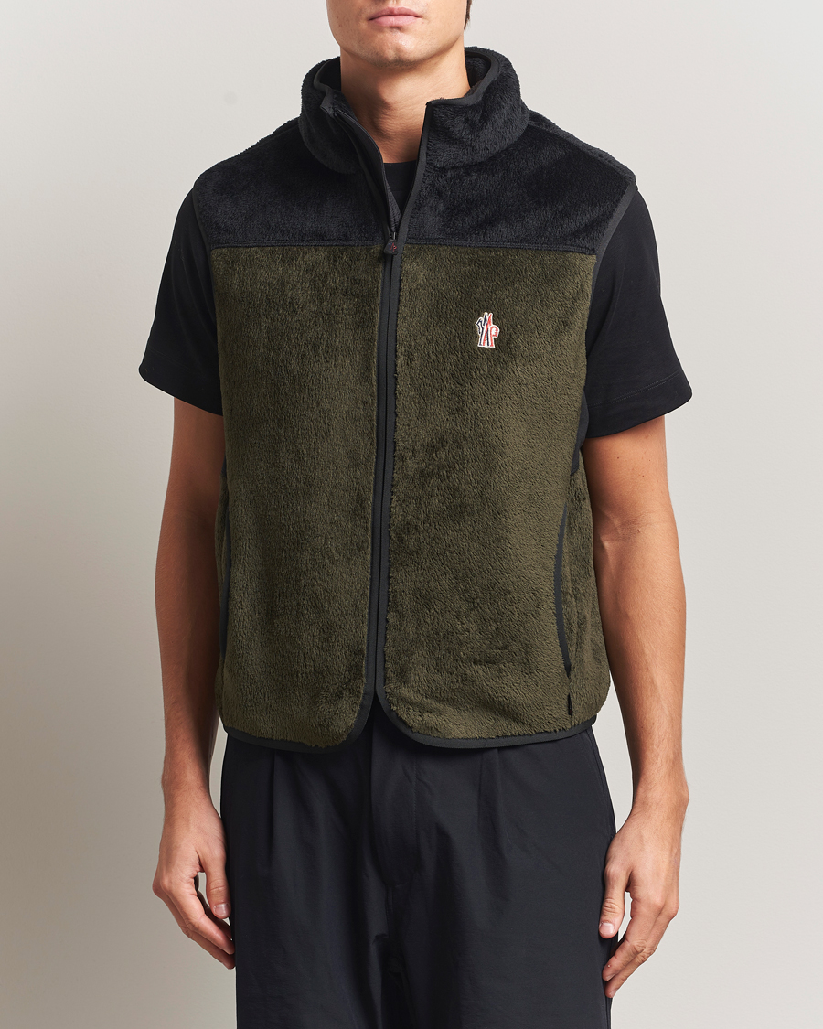 Herre | Jakker | Moncler Grenoble | Insulated Fleece Vest Forest Green