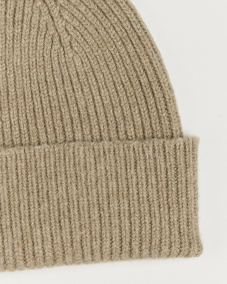Herre | Luer | Le Bonnet | Lambswool/Caregora Beanie Clay