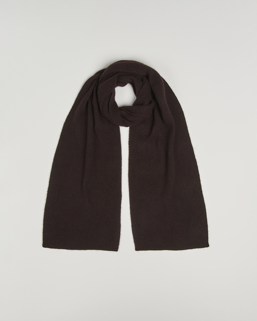 Herre | Skjerf | Le Bonnet | Lambswool/Caregora Scarf Espresso