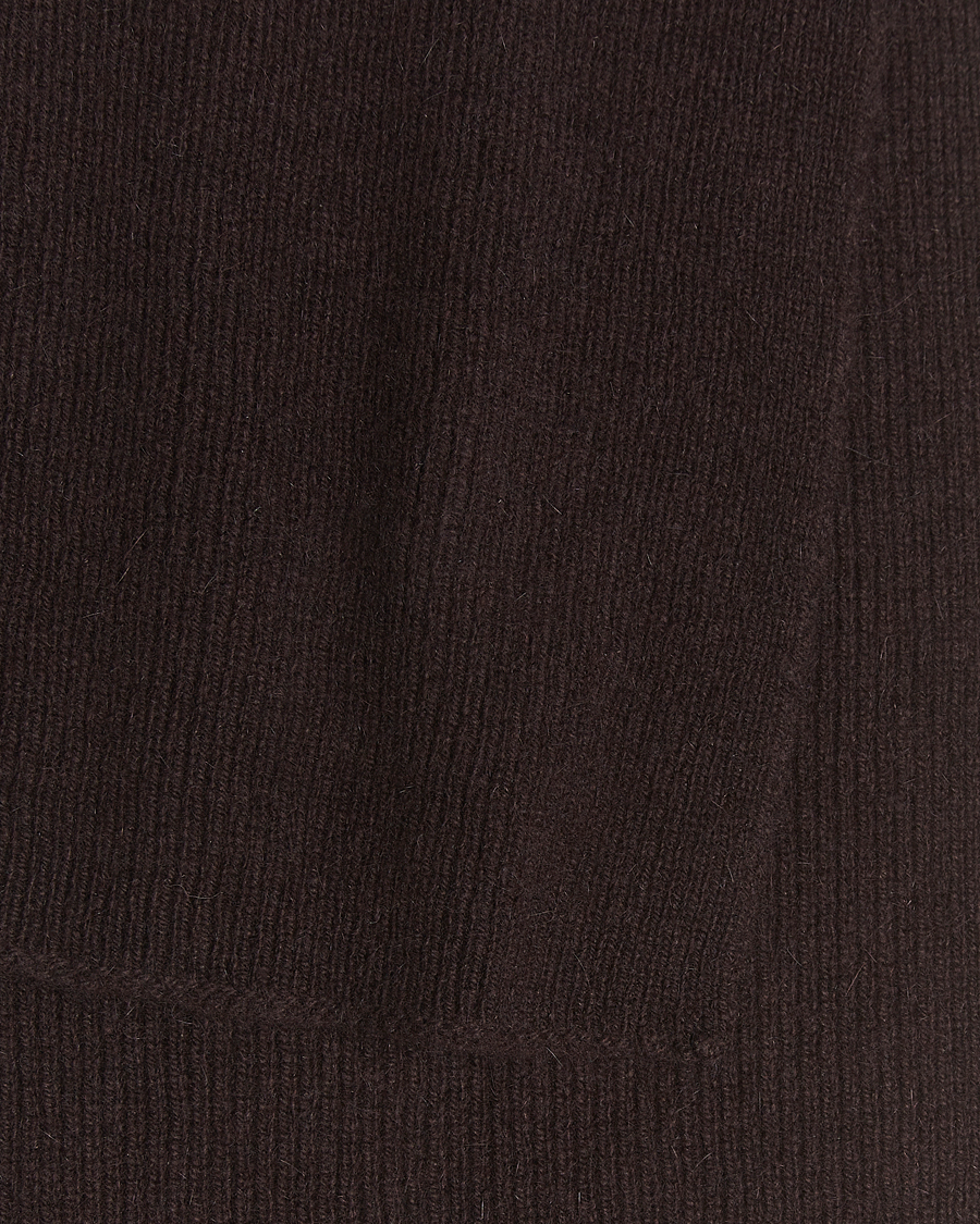 Herre | Skjerf | Le Bonnet | Lambswool/Caregora Scarf Espresso