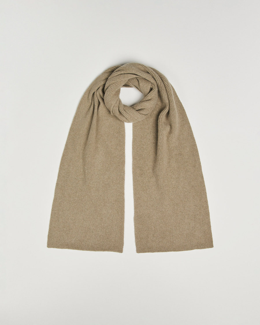 Herre | Skjerf | Le Bonnet | Lambswool/Caregora Scarf Clay