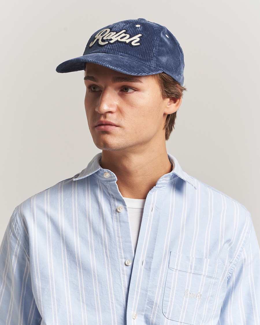 Herre | Hatter og capser | Polo Ralph Lauren | Retro Corduroy Cap Boston Navy