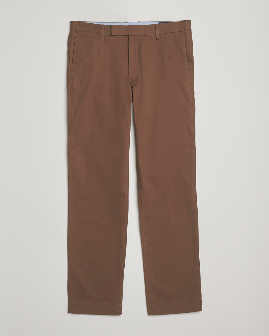 Herre | Bukser | Polo Ralph Lauren | Hudson Slim Fit Stretch Chinos Chestnut