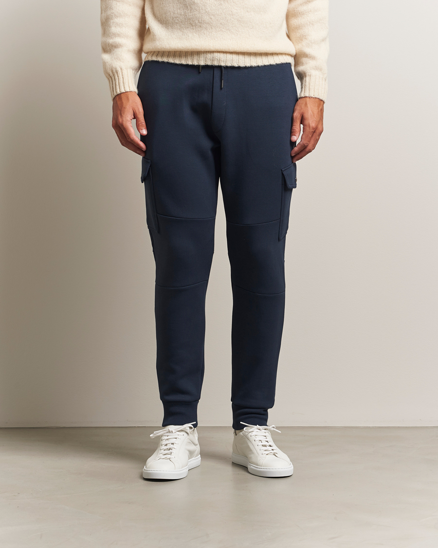 Herre | Bukser | Polo Ralph Lauren | Double Knitted Athletic Sweatpants Aviator Navy