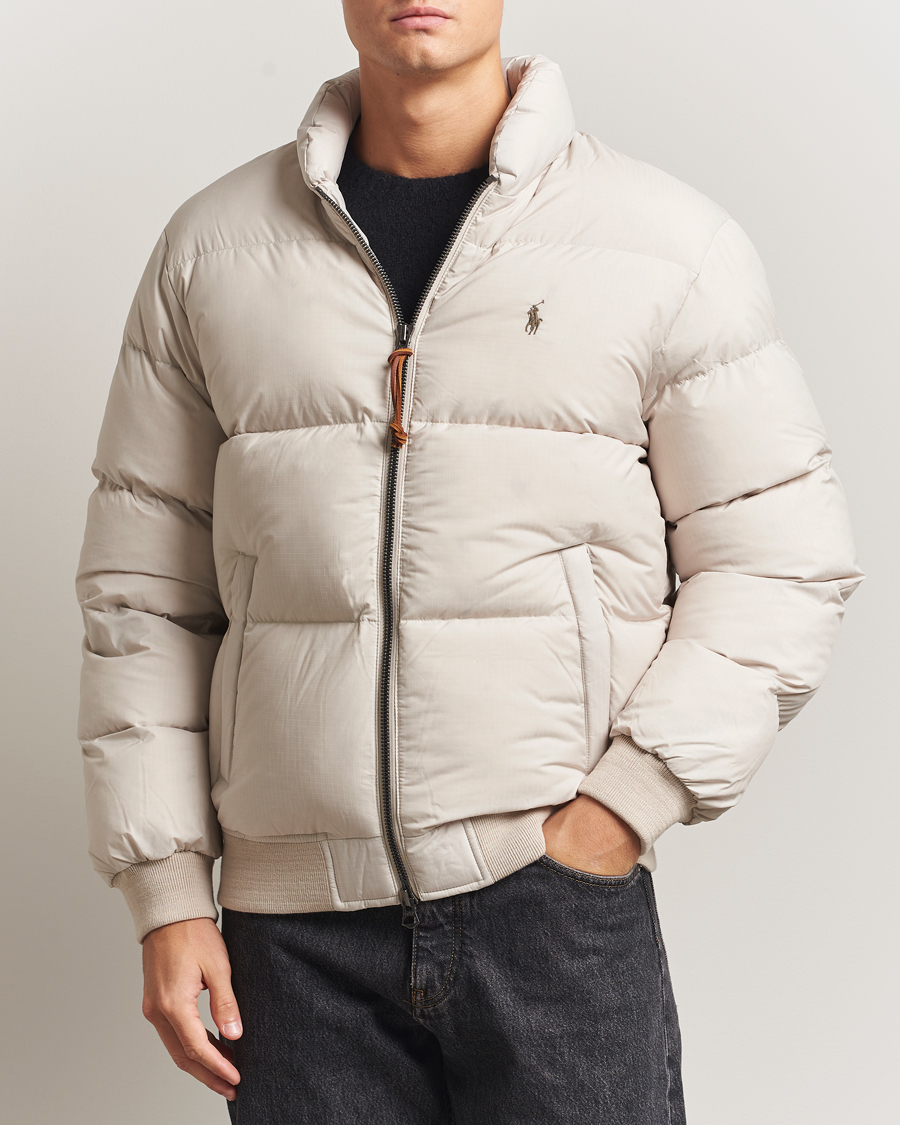 Herre | Jakker | Polo Ralph Lauren | Wyoming Bomber Jacket Khaki Stone