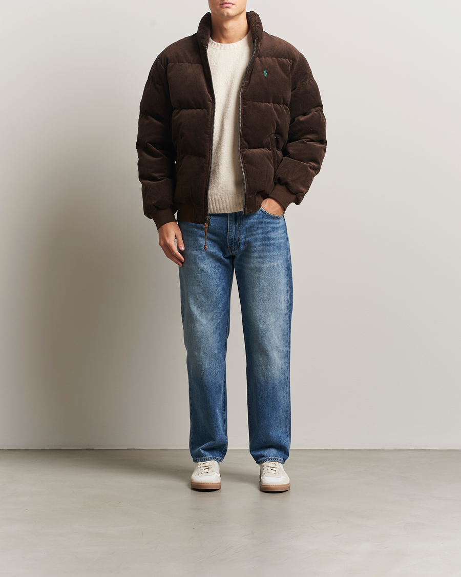 Herre | Jakker | Polo Ralph Lauren | Wyoming Corduroy Bomber Jacket Dark Beech