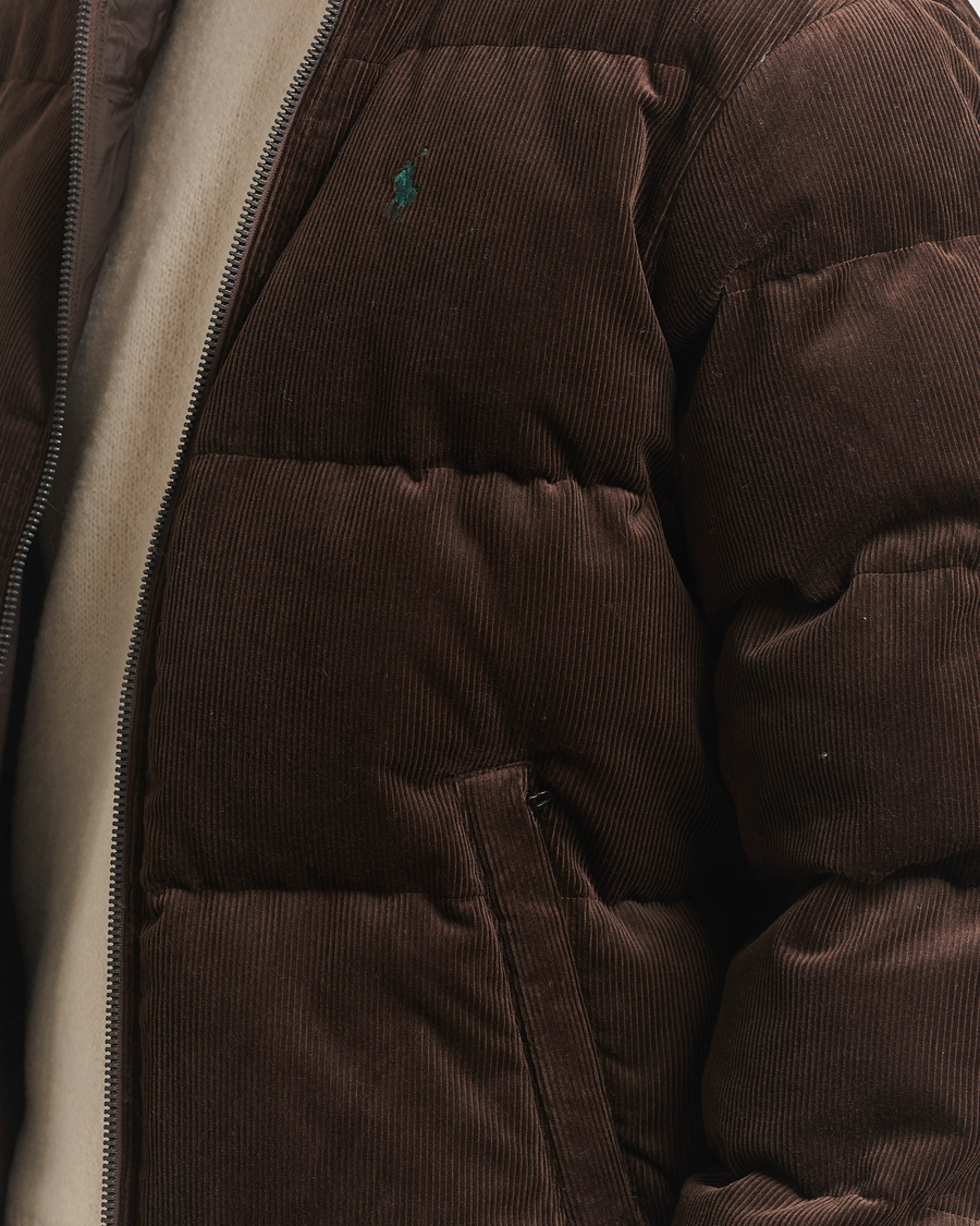 Herre | Jakker | Polo Ralph Lauren | Wyoming Corduroy Bomber Jacket Dark Beech