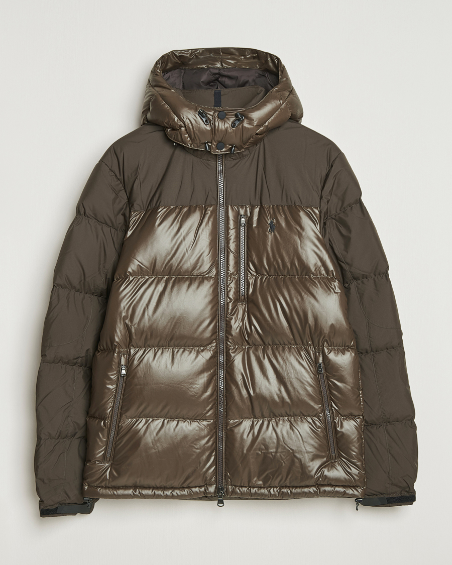 Herre | Jakker | Polo Ralph Lauren | Gorham Mixed Glossy Down Jacket Antique Brown