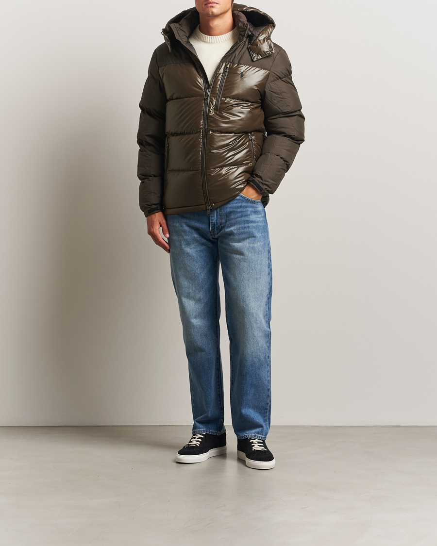 Herre | Jakker | Polo Ralph Lauren | Gorham Mixed Glossy Down Jacket Antique Brown