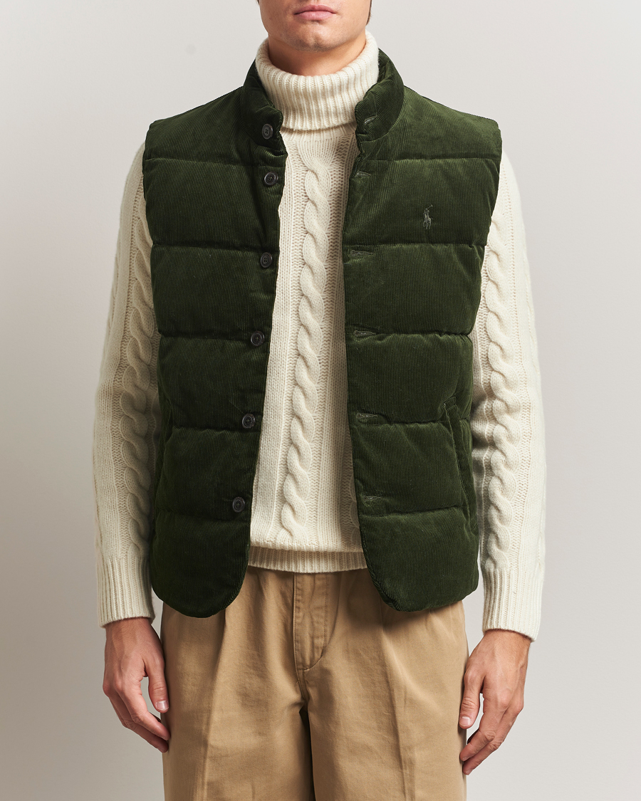 Herre | Vester | Polo Ralph Lauren | Quilted Corduroy Vest Country Olive
