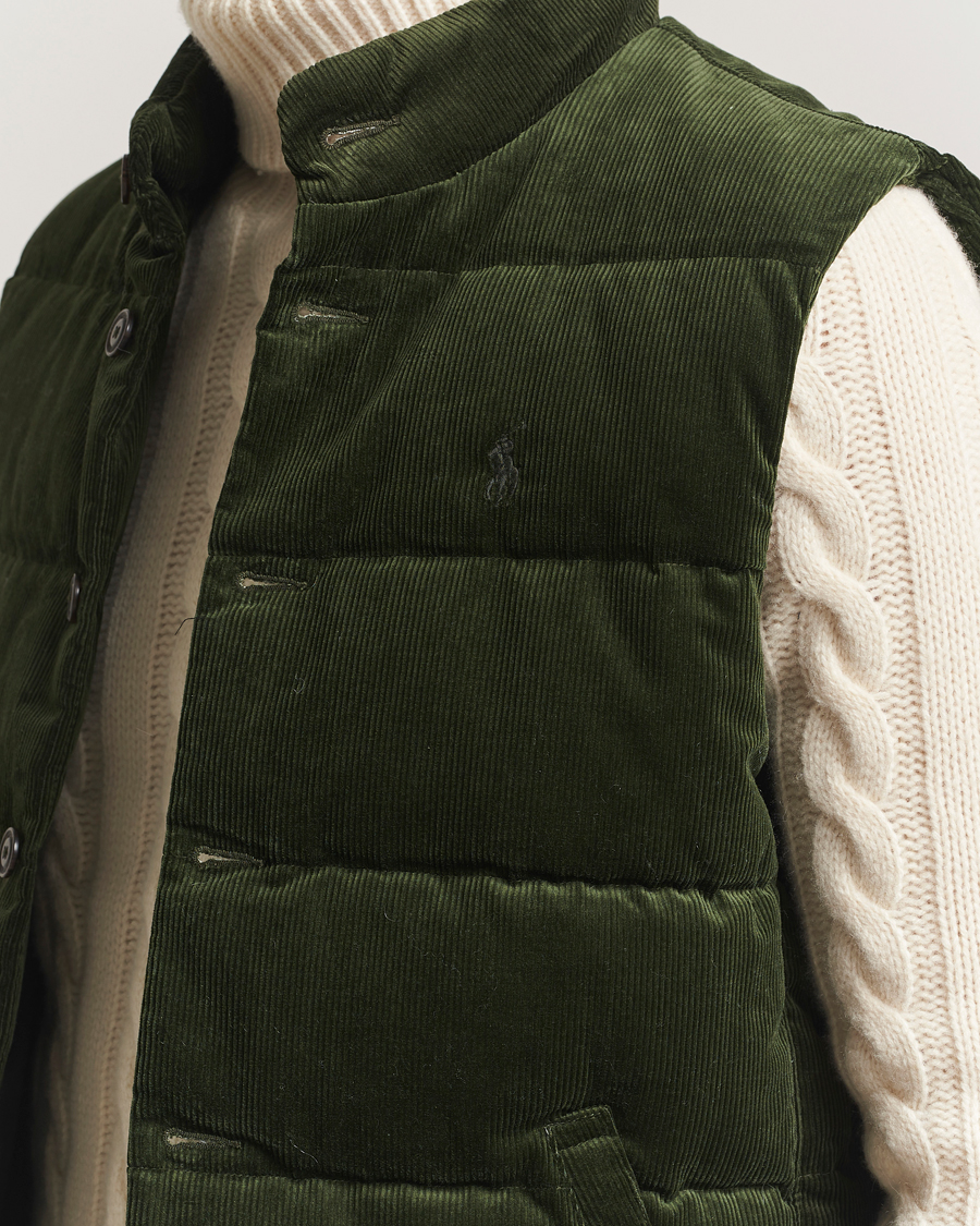Herre | Vester | Polo Ralph Lauren | Quilted Corduroy Vest Country Olive