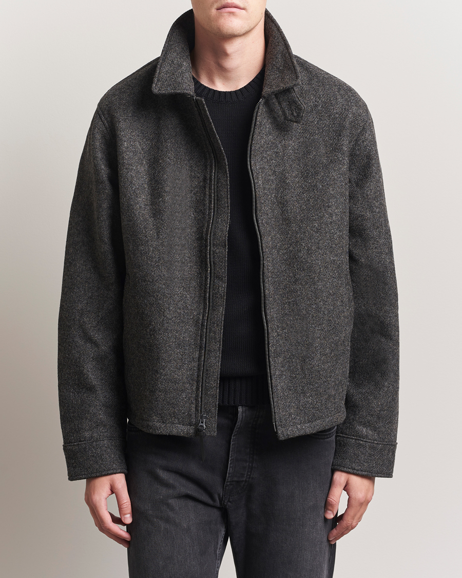 Herre | Jakker | Polo Ralph Lauren | Heritage Twill Wool Windbreaker Barclay Heather