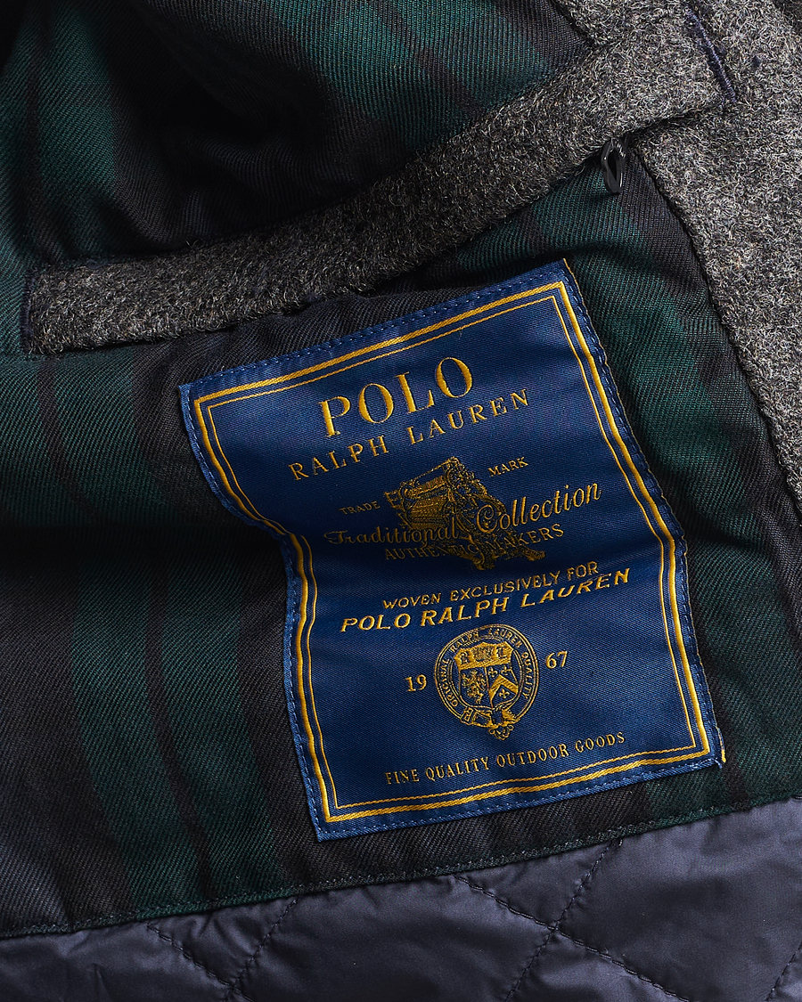 Herre | Jakker | Polo Ralph Lauren | Heritage Twill Wool Windbreaker Barclay Heather