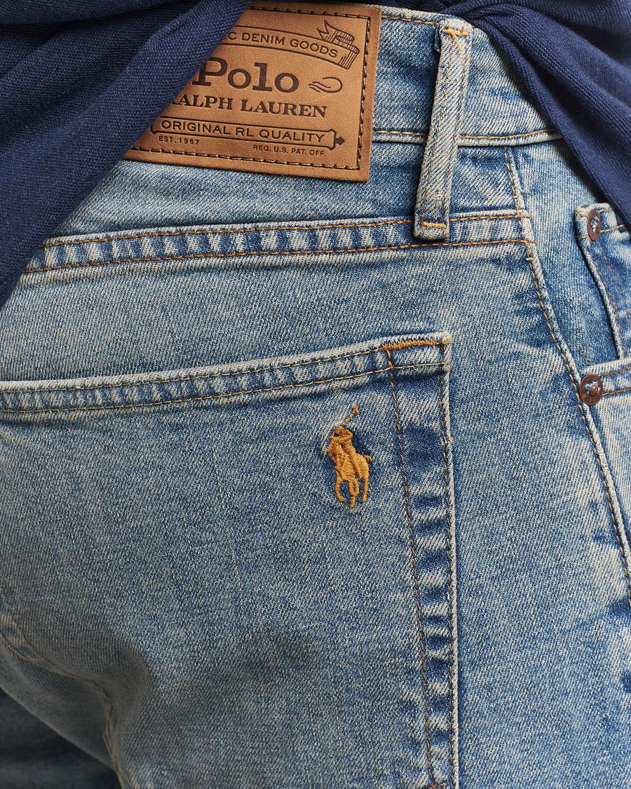 Herre | Jeans | Polo Ralph Lauren | Hampton Dixon Stretch Straight Jeans Mid Blue