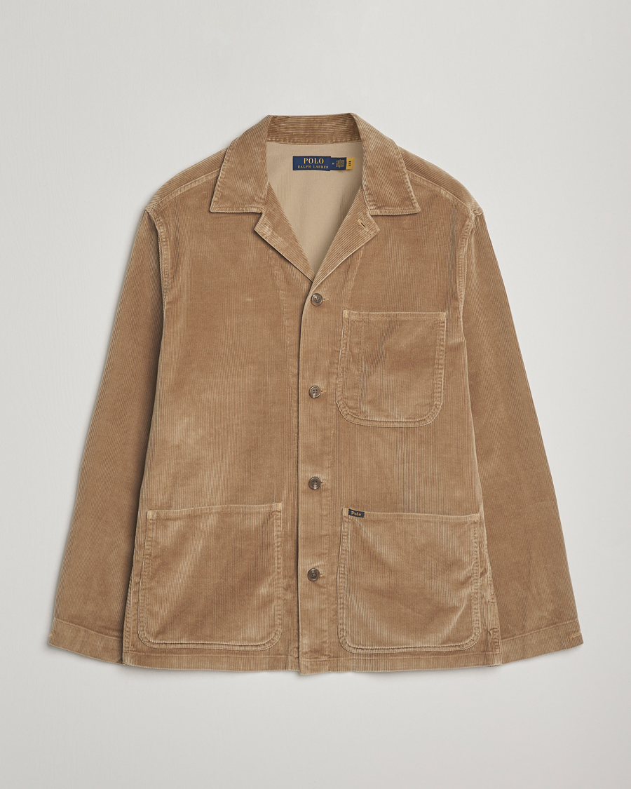 Herre | Skjorter | Polo Ralph Lauren | Corduroy Pocket Shirt Montana Khaki