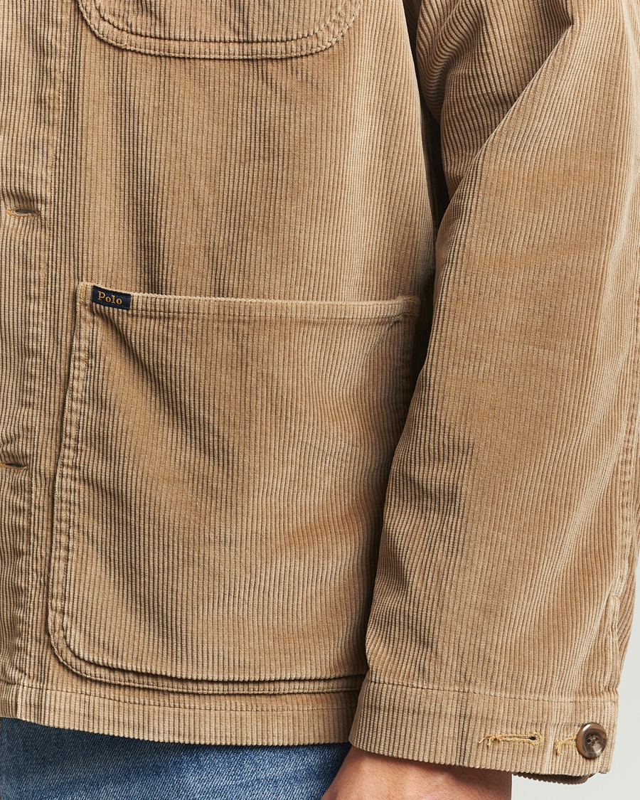 Herre | Skjorter | Polo Ralph Lauren | Corduroy Pocket Shirt Montana Khaki