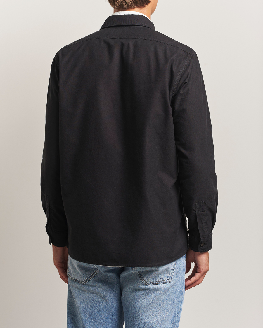 Herre | Skjorter | Polo Ralph Lauren | Garment Dyed Oxford Overshirt Polo Black