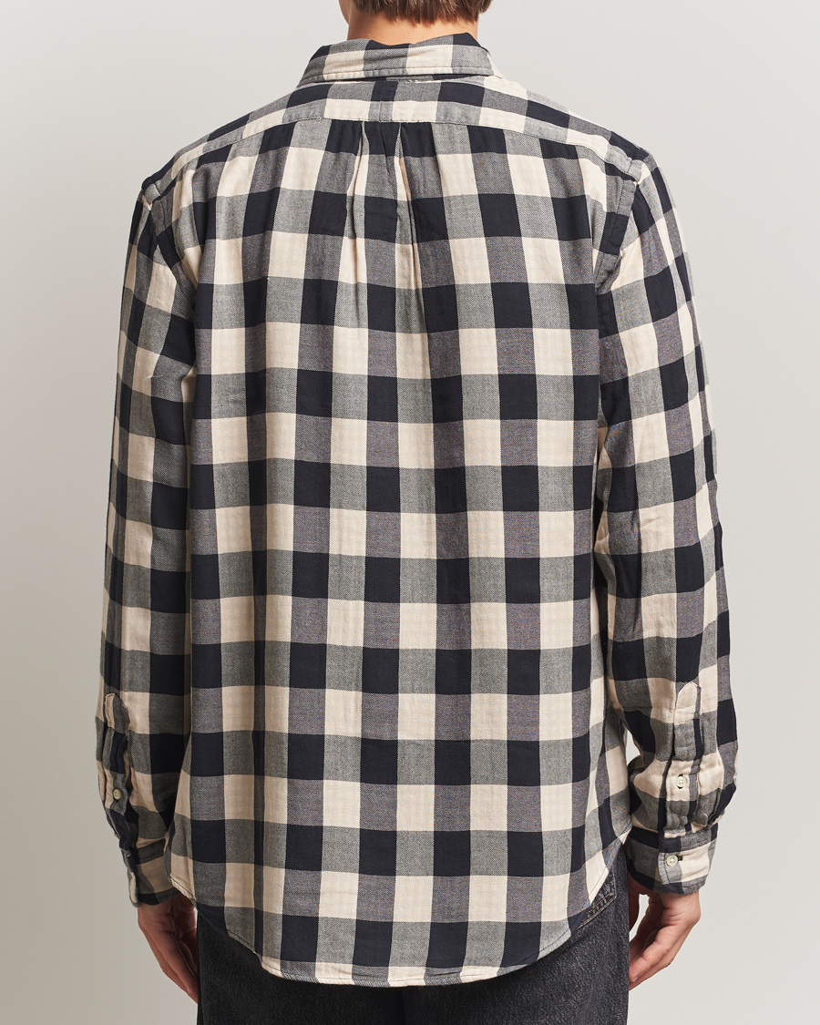 Herre | Skjorter | Polo Ralph Lauren | Custom Fit Double Faced Checked Shirt Cream/Black