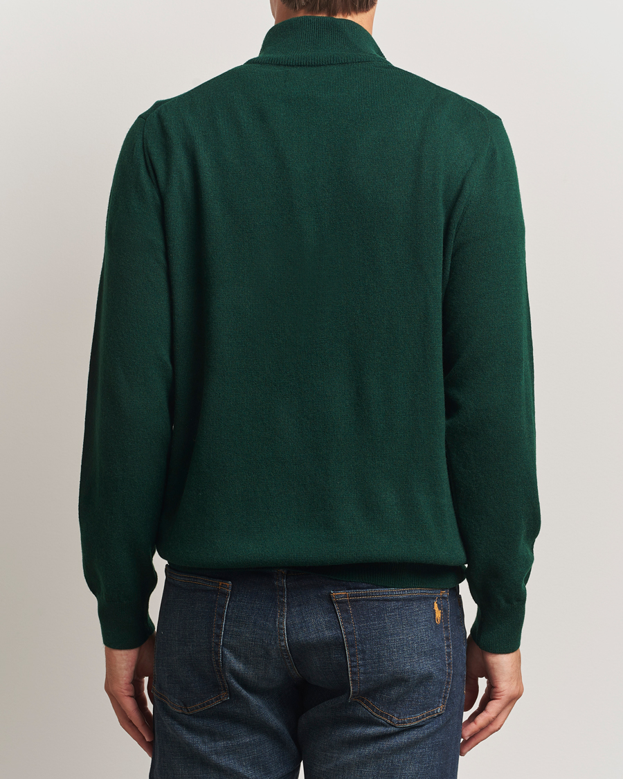 Herre | Gensere | Polo Ralph Lauren | Merino Half-Zip Sweater Moss Agate