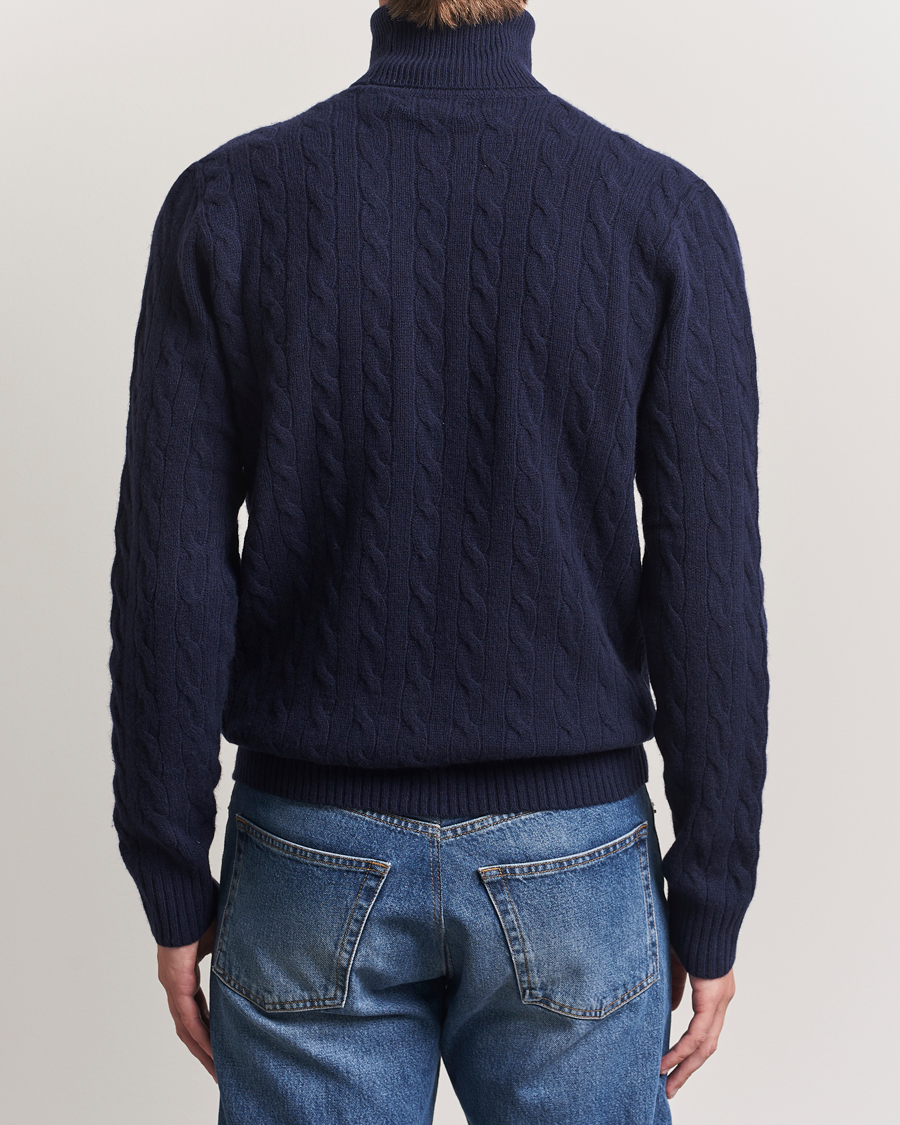 Herre | Gensere | Polo Ralph Lauren | Wool/Cashmere Rollneck Hunter Navy