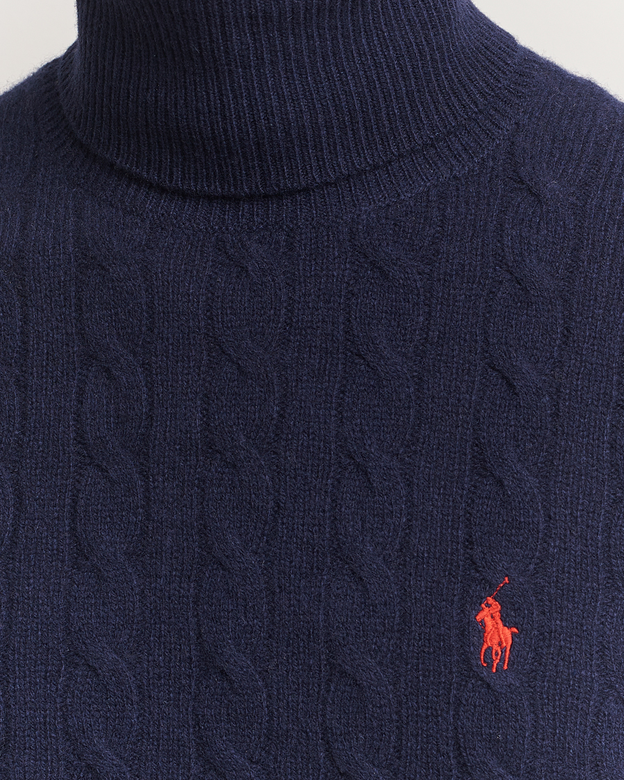 Herre | Gensere | Polo Ralph Lauren | Wool/Cashmere Rollneck Hunter Navy