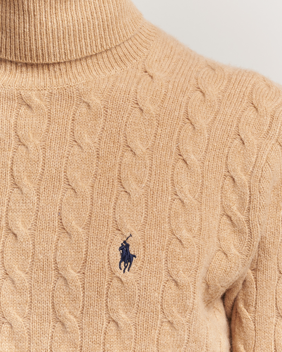 Herre | Gensere | Polo Ralph Lauren | Wool/Cashmere Rollneck Camel Melange