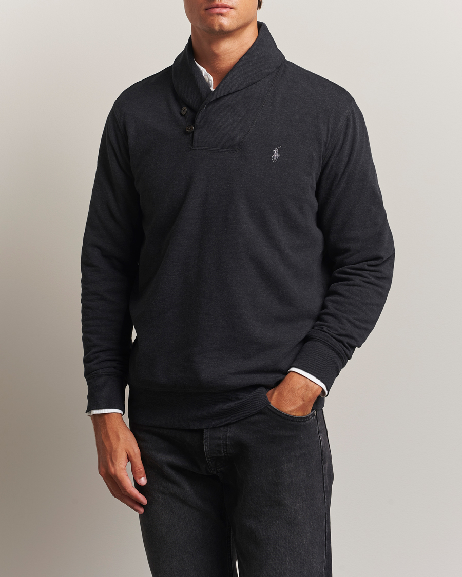 Herre | Gensere | Polo Ralph Lauren | Shawl Collar Pullover Polo Black