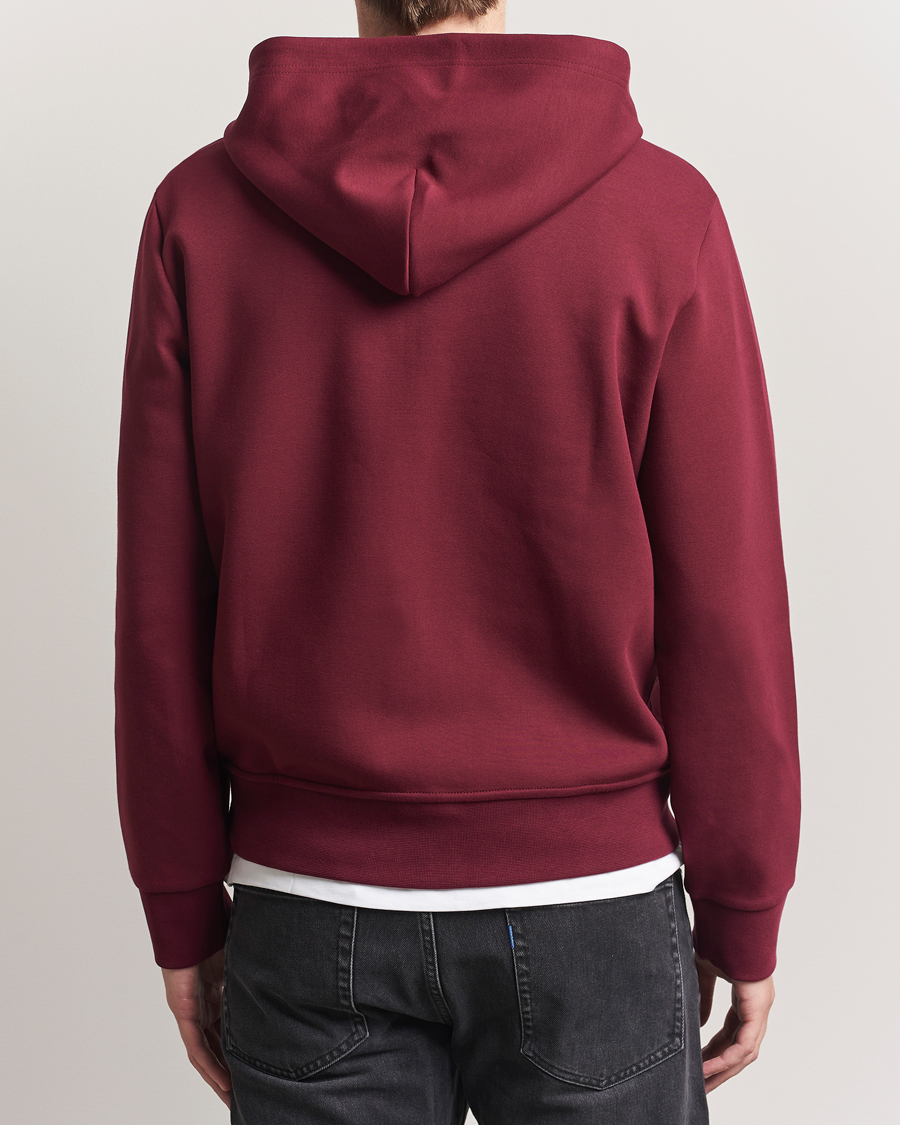 Herre | Gensere | Polo Ralph Lauren | Double Knitted Full-Zip Hoodie Classic Wine