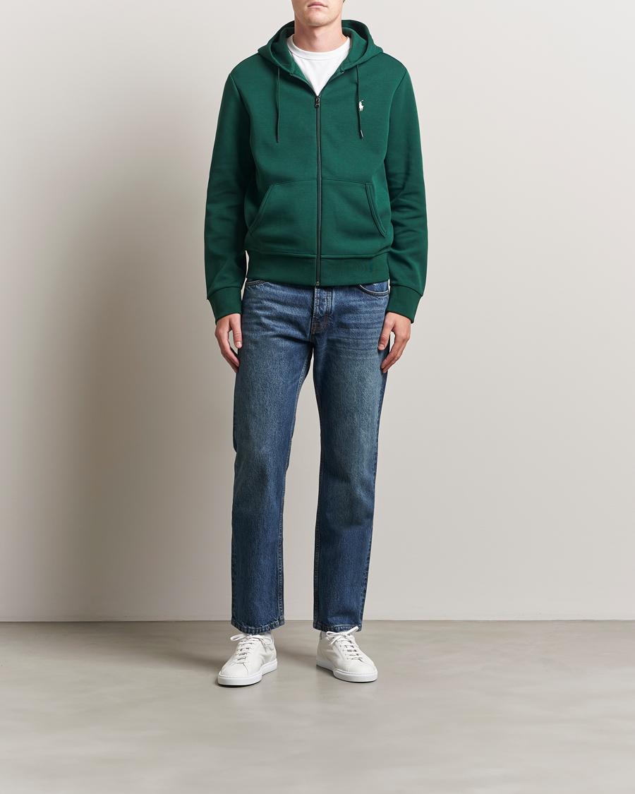 Herre | Gensere | Polo Ralph Lauren | Double Knitted Full-Zip Hoodie Vintage Pine