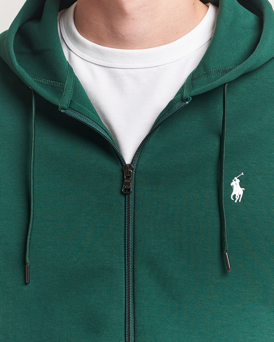 Herre | Gensere | Polo Ralph Lauren | Double Knitted Full-Zip Hoodie Vintage Pine