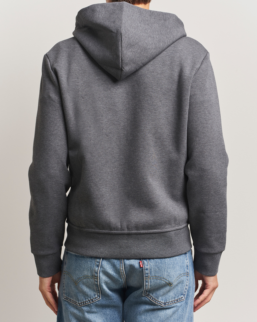 Herre | Gensere | Polo Ralph Lauren | Double Knitted Full-Zip Hoodie Barclay Heather