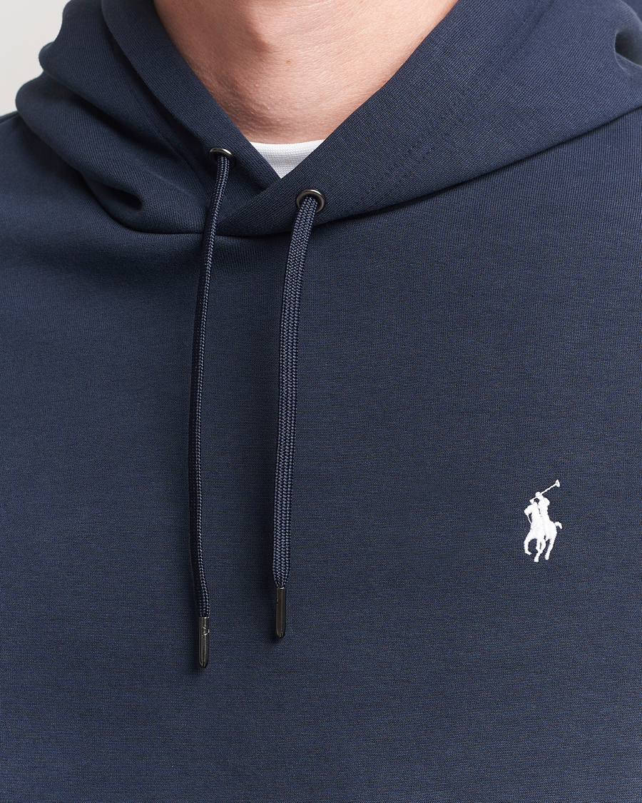 Herre | Gensere | Polo Ralph Lauren | Double Knitted Hoodie Aviator Navy