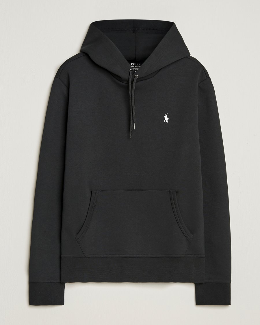 Herre | Gensere | Polo Ralph Lauren | Double Knitted Hoodie Polo Black