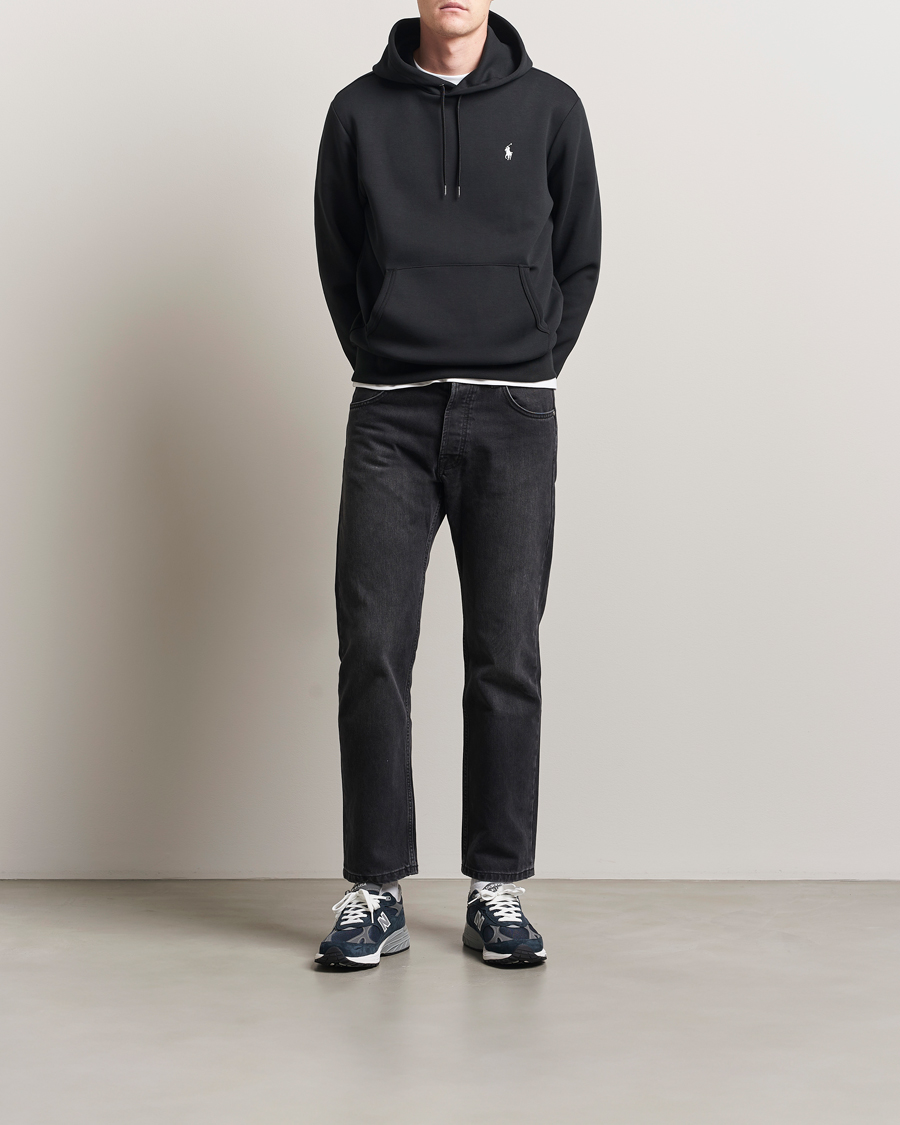 Herre | Gensere | Polo Ralph Lauren | Double Knitted Hoodie Polo Black