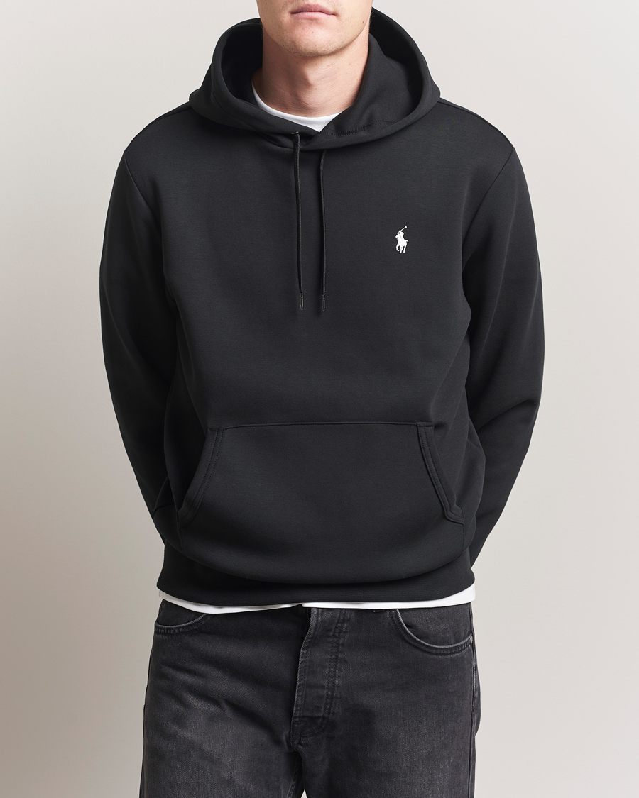 Herre | Gensere | Polo Ralph Lauren | Double Knitted Hoodie Polo Black