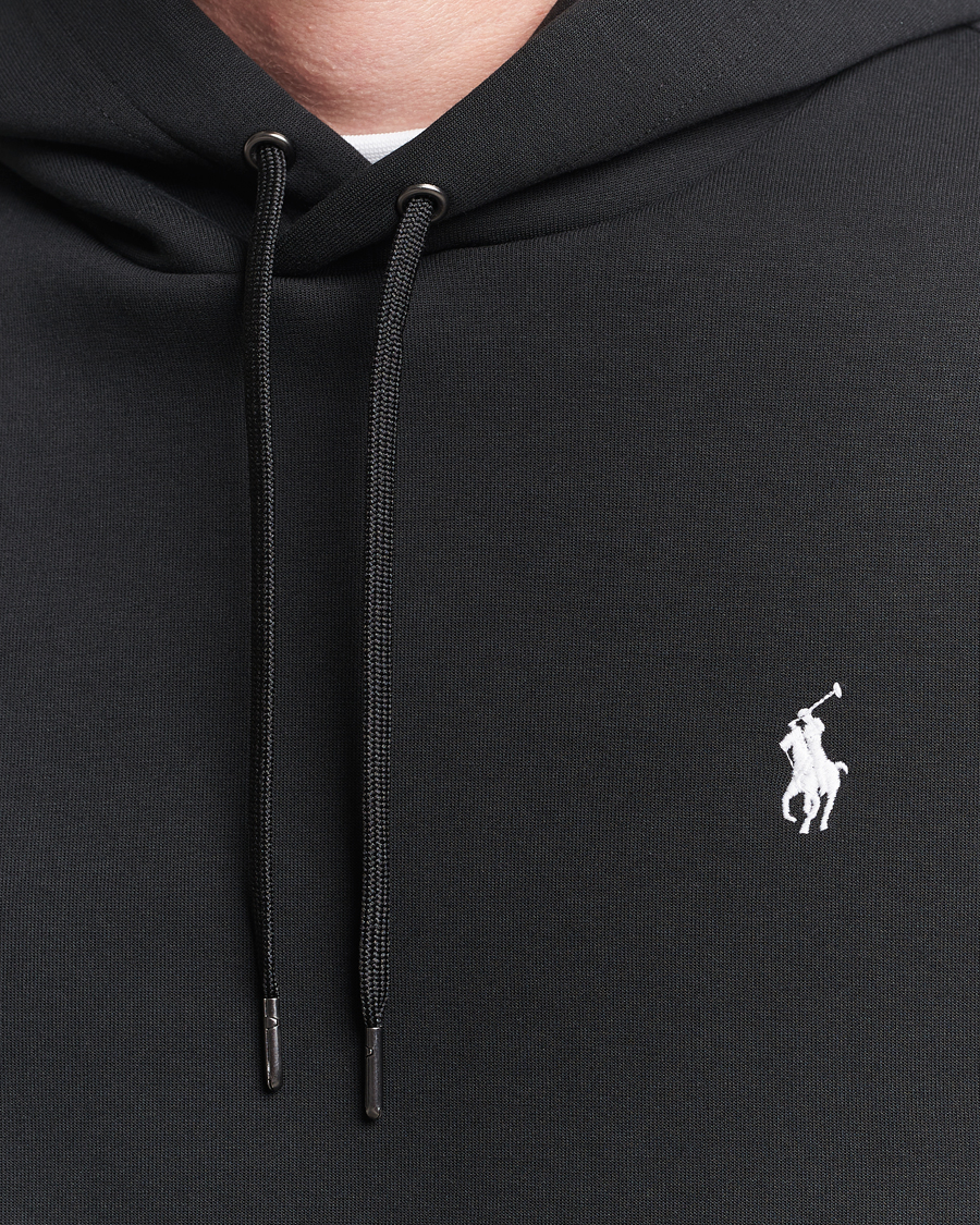 Herre | Gensere | Polo Ralph Lauren | Double Knitted Hoodie Polo Black