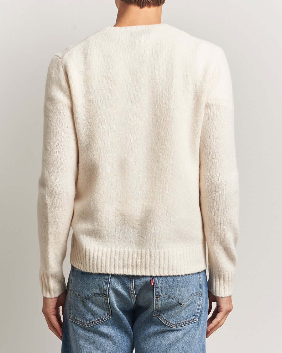 Herre | Gensere | Polo Ralph Lauren | Alpaca Crew Neck Sweater Cream Tonal