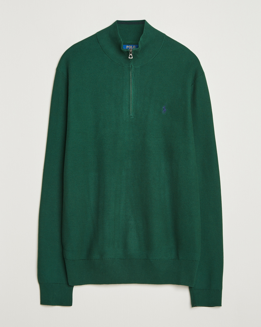Herre | Gensere | Polo Ralph Lauren | Textured Half Zip Vintage Pine