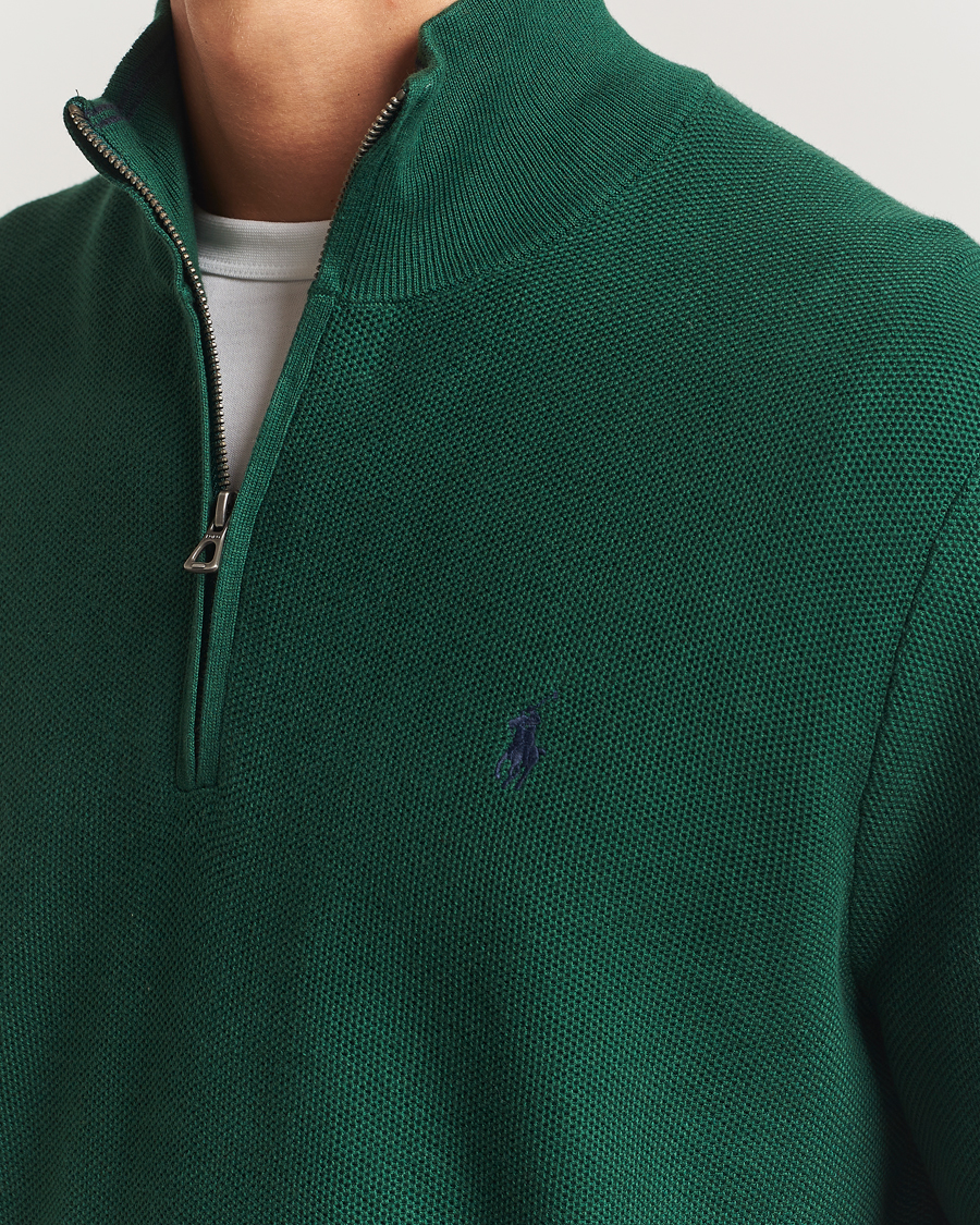 Herre | Gensere | Polo Ralph Lauren | Textured Half Zip Vintage Pine
