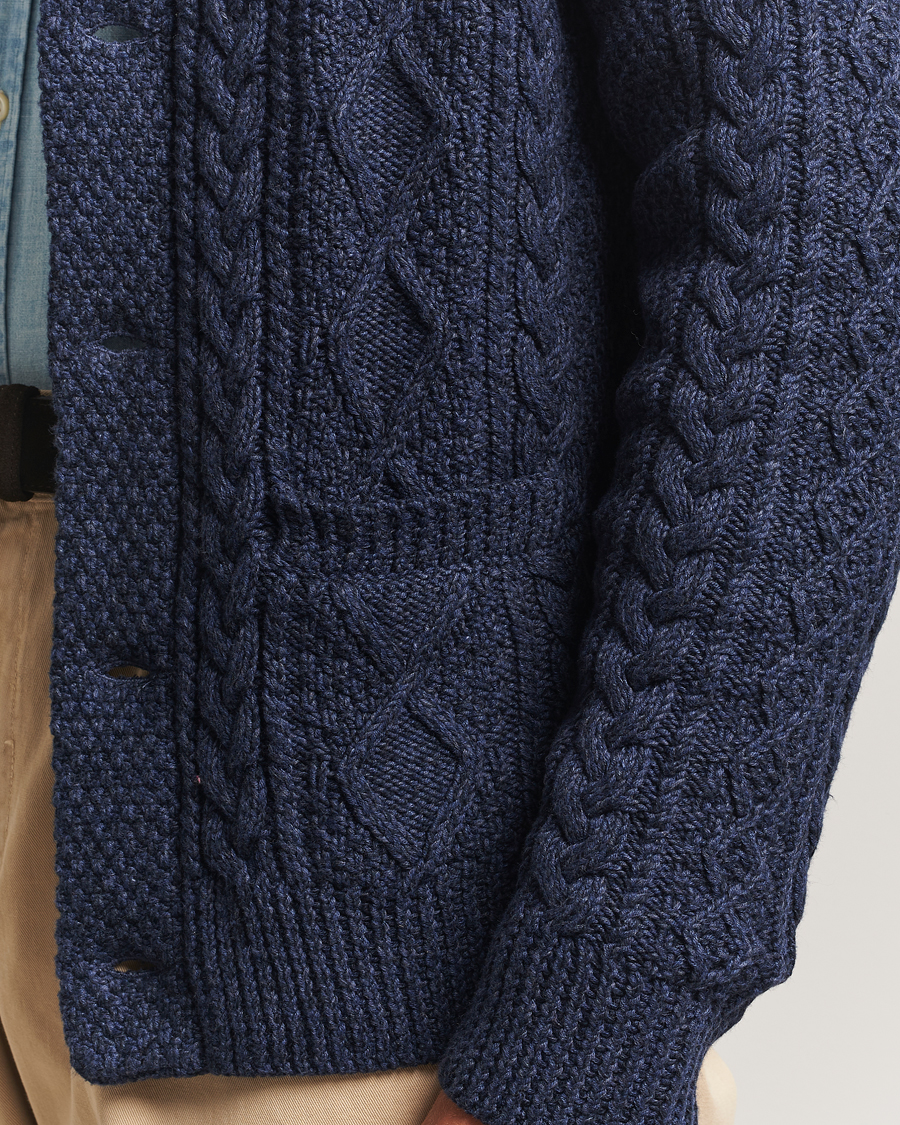 Herre | Gensere | Polo Ralph Lauren | Cotton Shawl Cardigan Navy Heather