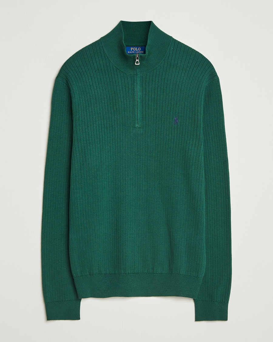 Herre | Gensere | Polo Ralph Lauren | Cotton Half Zip Vintage Pine