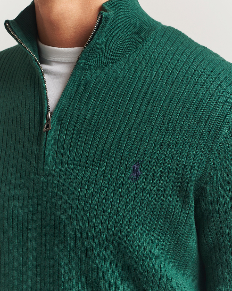 Herre | Gensere | Polo Ralph Lauren | Cotton Half Zip Vintage Pine