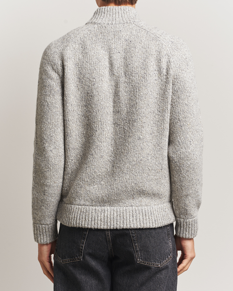 Herre | Gensere | Polo Ralph Lauren | Wool Blend Button Cardigan Grey Marl