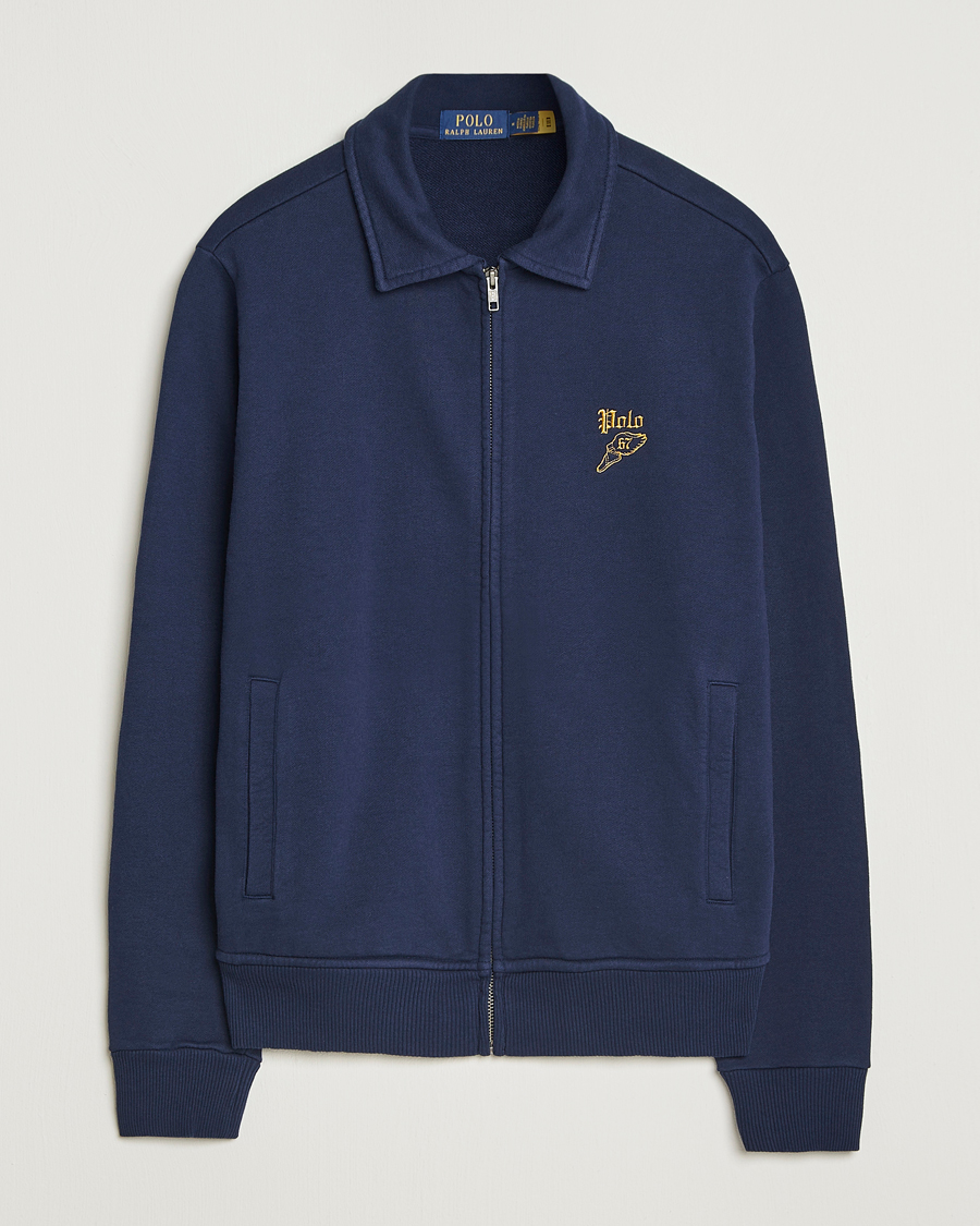 Herre | Gensere | Polo Ralph Lauren | Loopback Terry Full Zip Sweater Cruise Navy