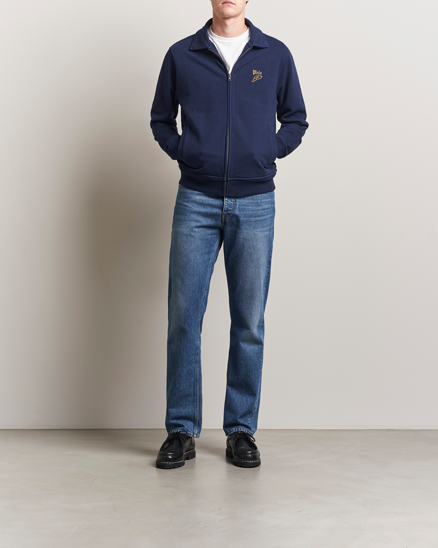 Herre | Gensere | Polo Ralph Lauren | Loopback Terry Full Zip Sweater Cruise Navy