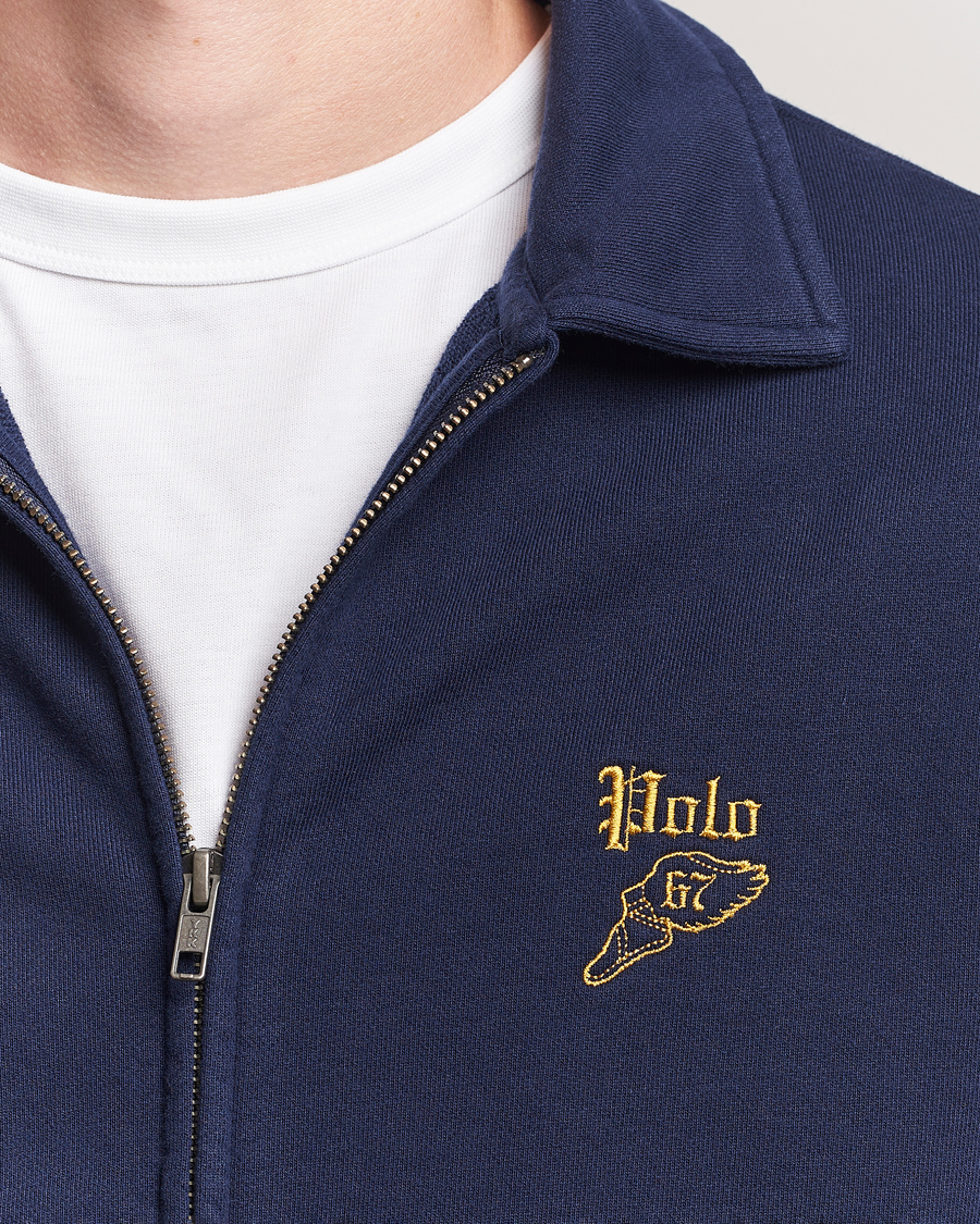 Herre | Gensere | Polo Ralph Lauren | Loopback Terry Full Zip Sweater Cruise Navy