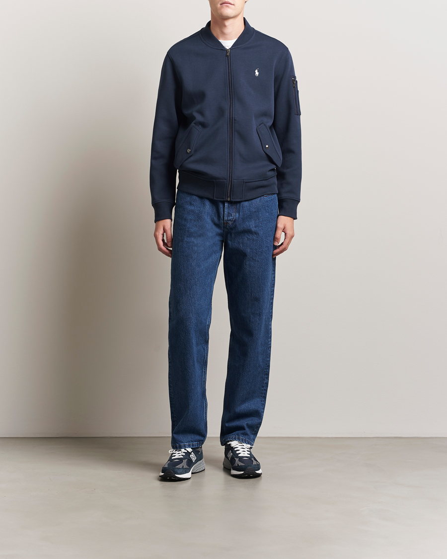 Herre | Gensere | Polo Ralph Lauren | Double Knitted Sweatshirt Aviator Navy