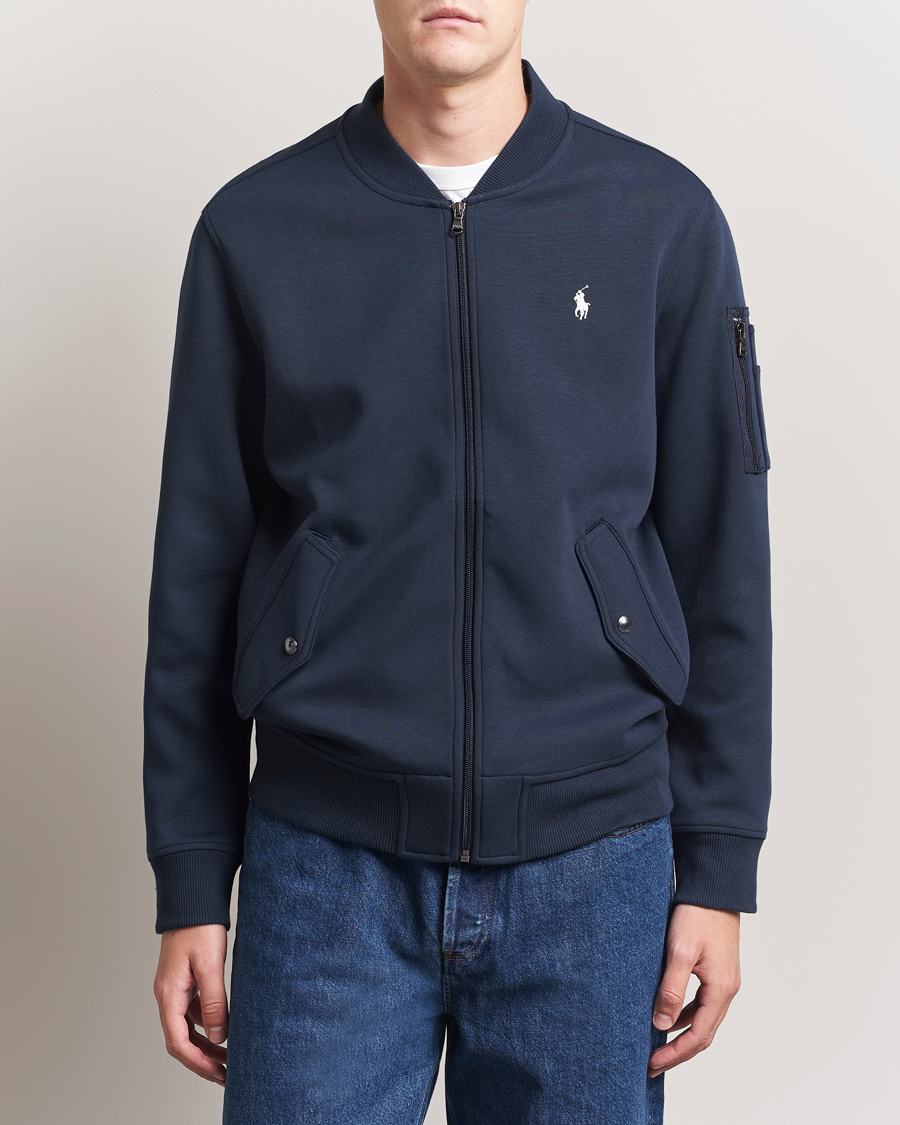 Herre | Gensere | Polo Ralph Lauren | Double Knitted Sweatshirt Aviator Navy