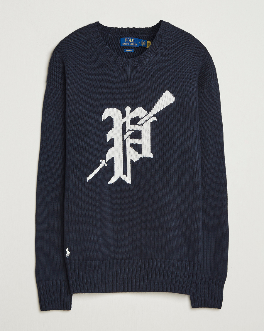 Herre | Gensere | Polo Ralph Lauren | Cotton Logo Sweater Hunter Navy