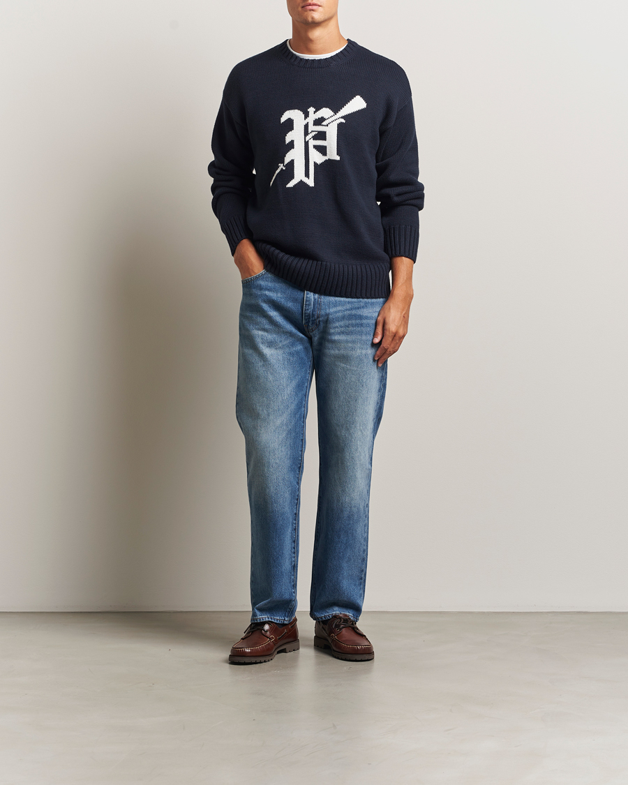 Herre | Gensere | Polo Ralph Lauren | Cotton Logo Sweater Hunter Navy